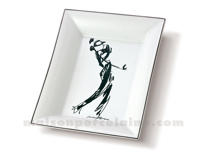 VALET TRAY 'LIMOGES' 20X16