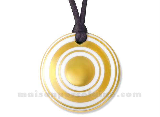 NECKLACE REFLETS ROUND D 6.5CM