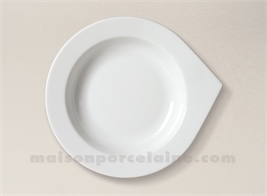 RIMMED SOUP PLATE 'GOUTTE' 24X22