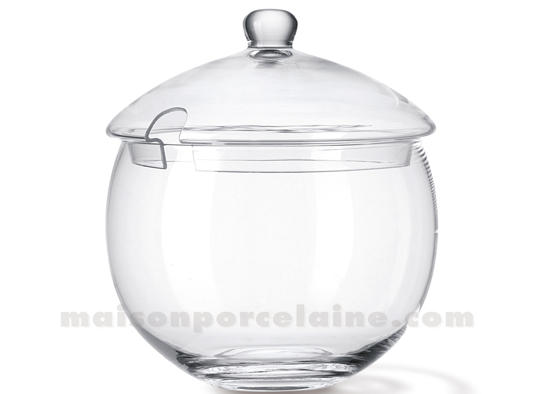 Grand bol à punch transparent de qualité supérieure de 7,6 litres