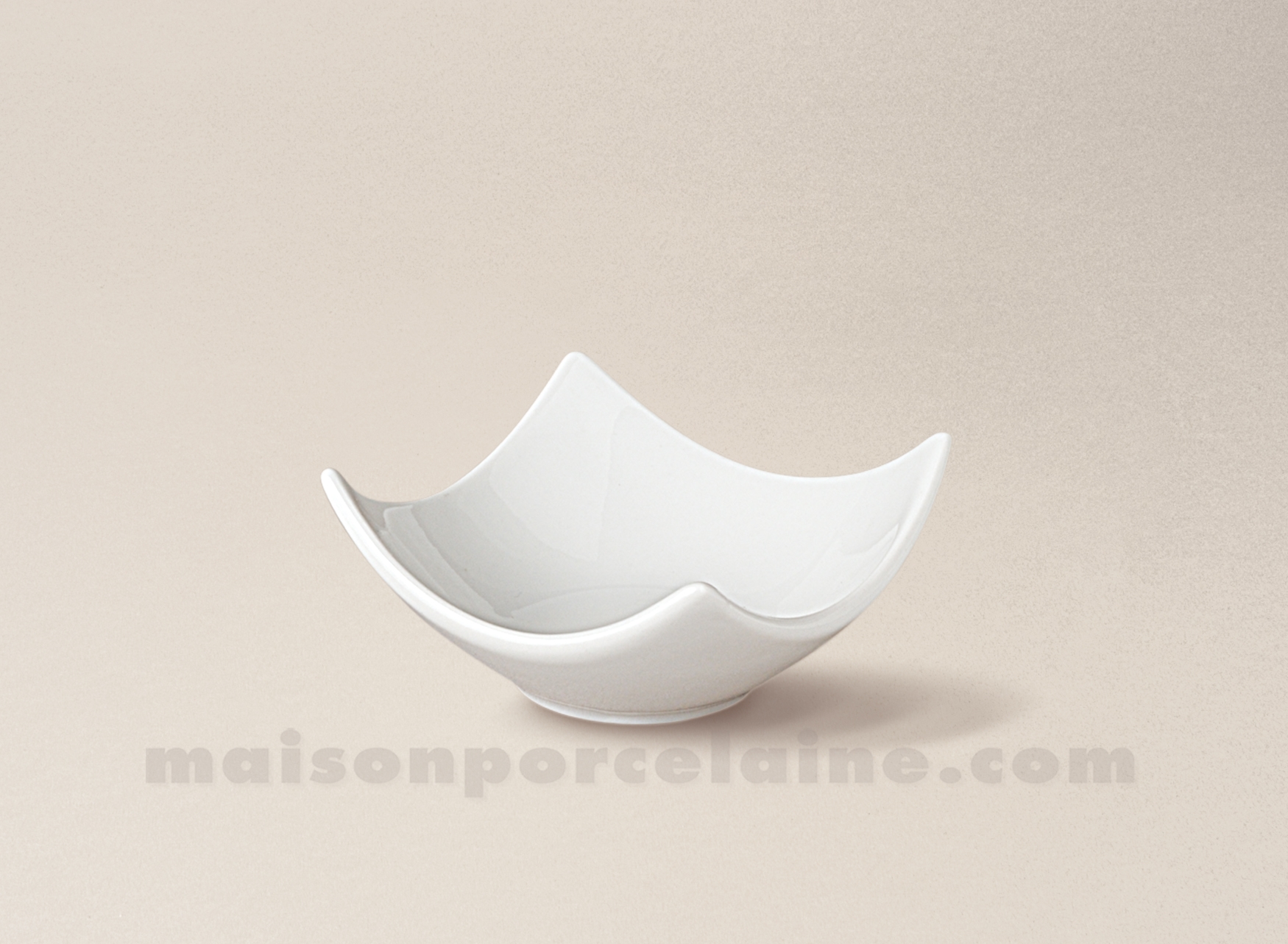 MOULE TARTE CALIFORNIA PORCELAINE BLANCHE INDIVIDUEL D12 - Maison de la  Porcelaine