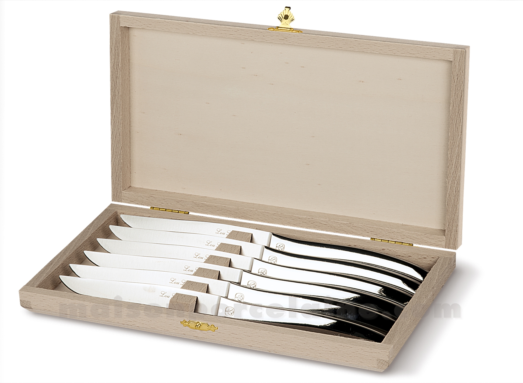 coffret 6 Couteaux steak ivoire Laguiole