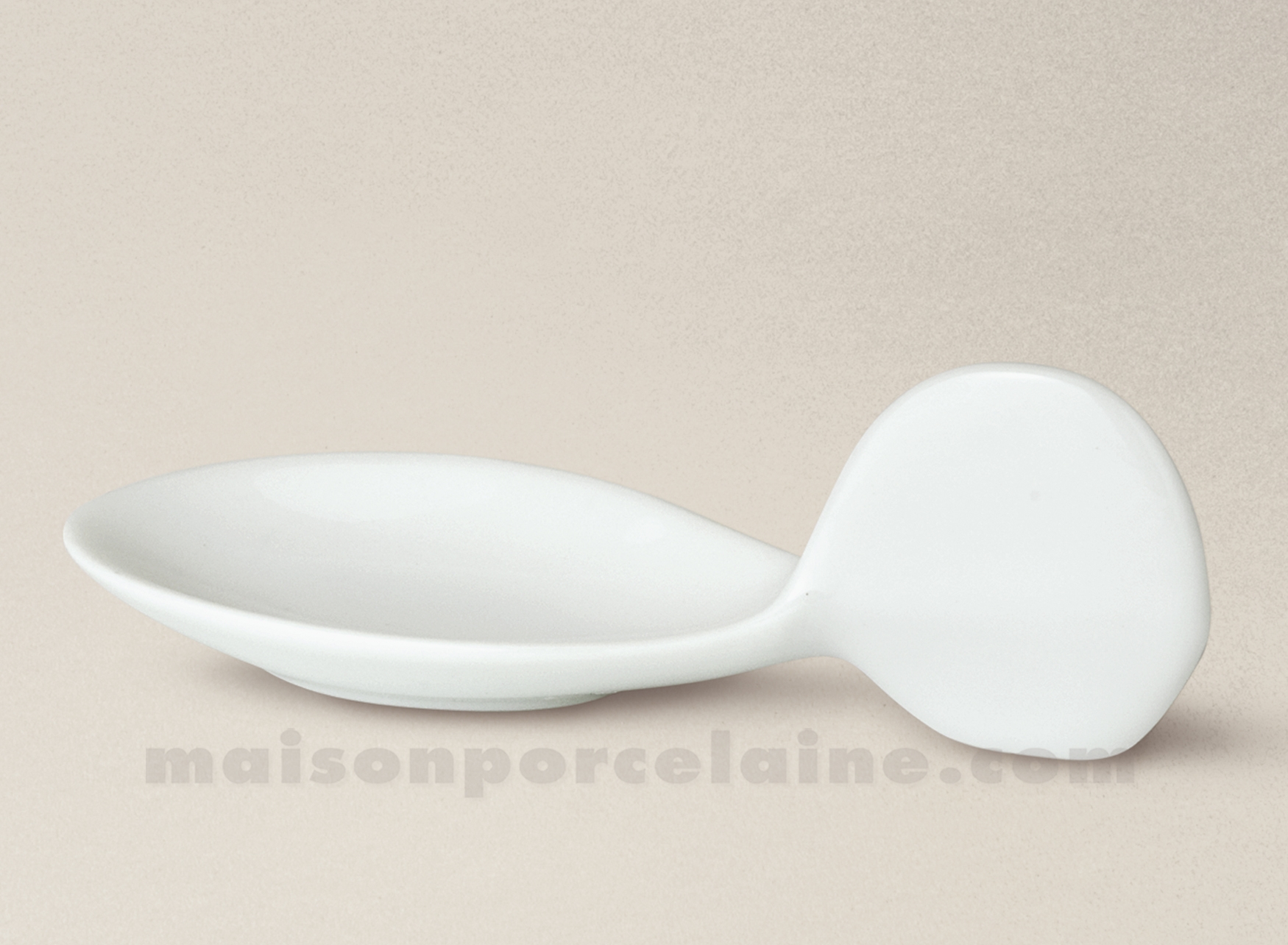 MISE EN BOUCHE PORCELAINE BLANCHE CUILLERE RAMSES 10X4 - Maison de la  Porcelaine