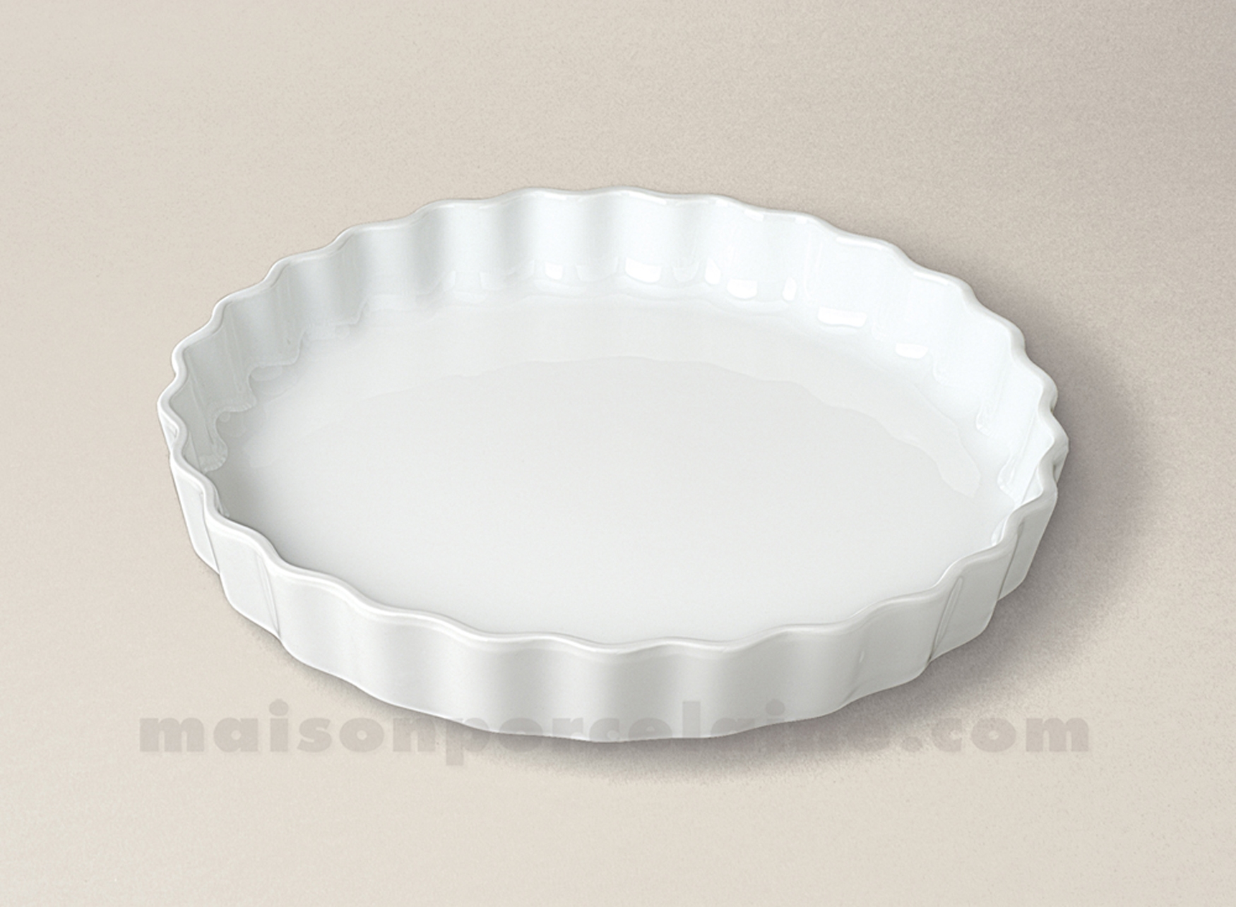 MOULE TARTE CULINAIRE 3 TOQUES 25X3 - Maison de la Porcelaine