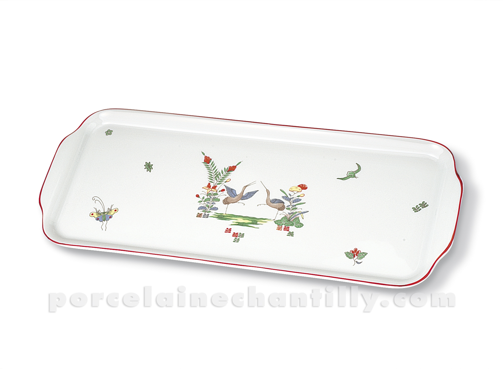 PLAT CAKE LIMOGES EMPIRE 37X15 - Maison de la Porcelaine