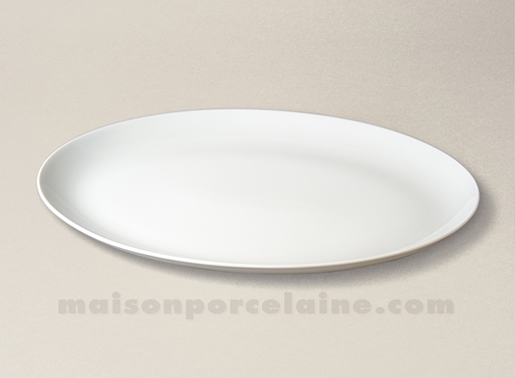 PLAT CAKE LIMOGES EMPIRE 37X15 - Maison de la Porcelaine