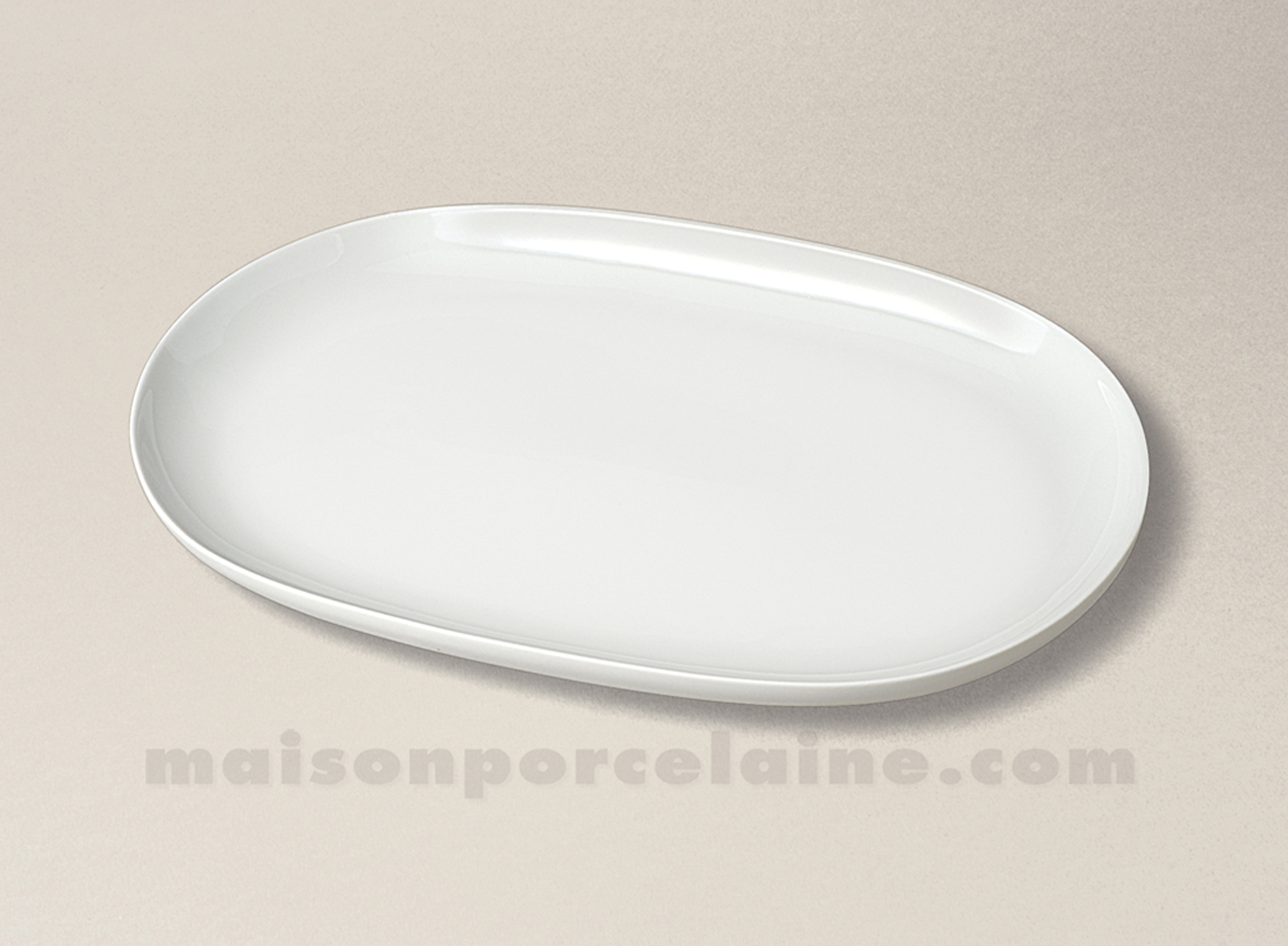 Plat porcelaine blanche