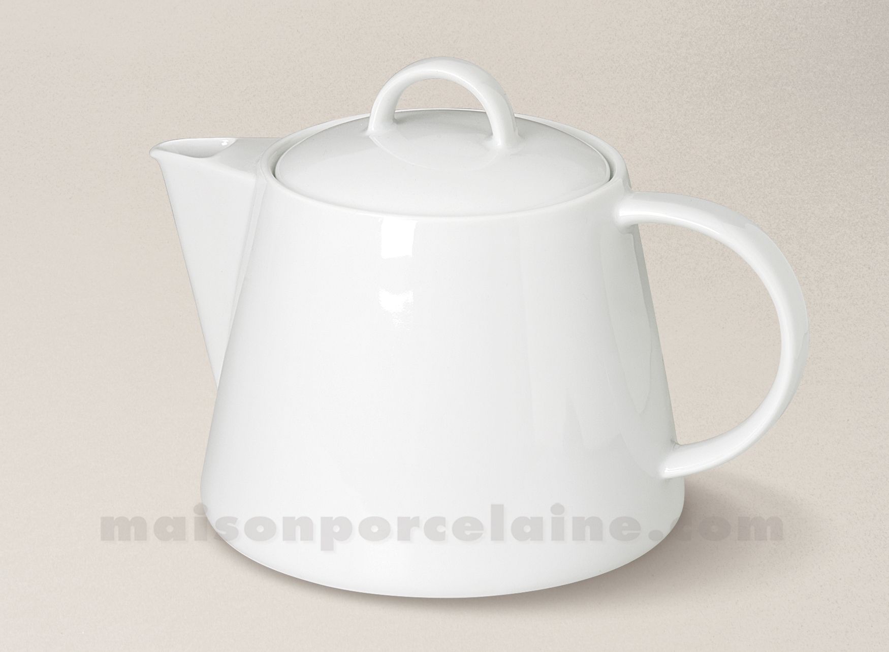 Théière Louna 1,2 L – Porcelaine Blanche – Table Passion
