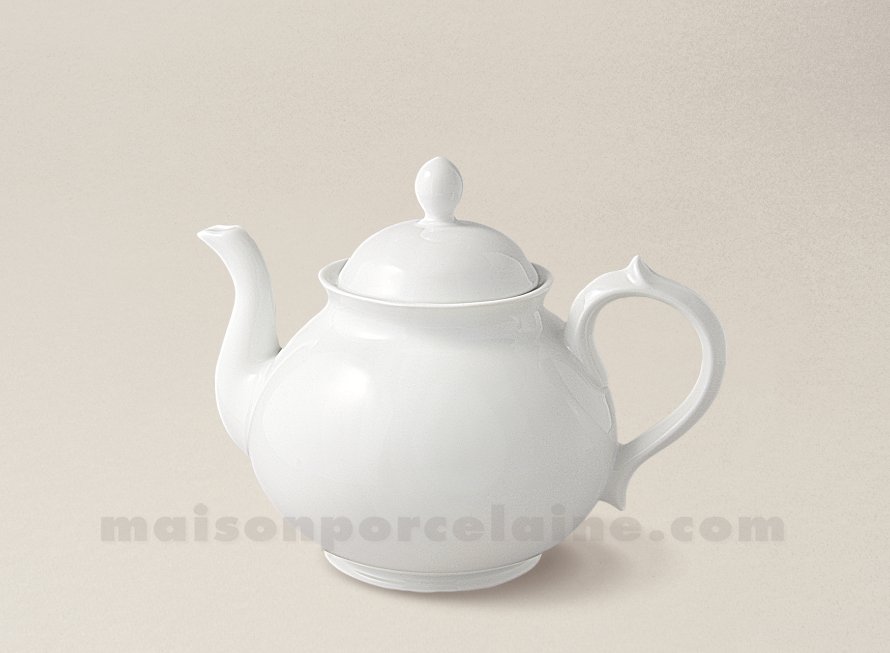 THEIERE PORCELAINE BLANCHE LIMOGES BOULE SEVRES PM 50CL - Maison de la  Porcelaine