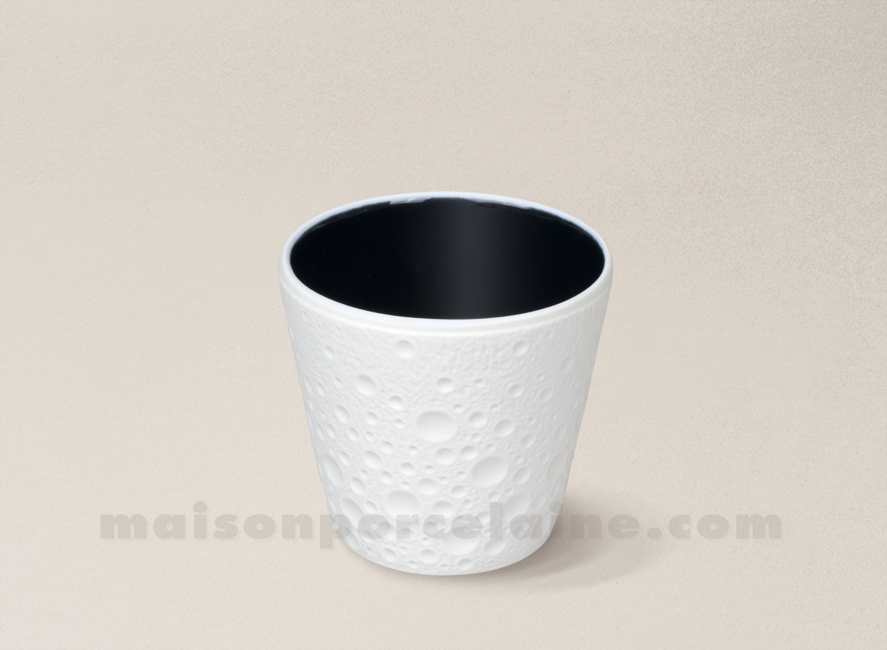 VERRE CAFE BISCUIT PORCELAINE DE LIMOGES 15CL - Maison de la Porcelaine
