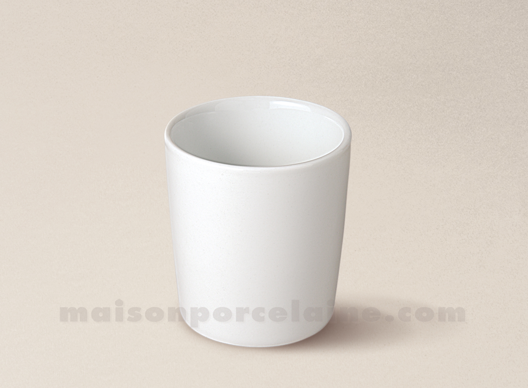 VERRE CAFE EMPIRE PORCELAINE BLANCHE 5CL - Maison de la Porcelaine