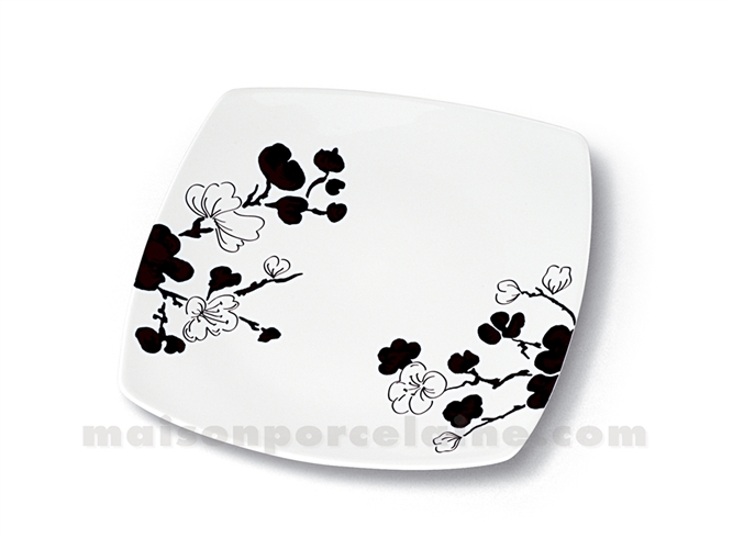 ASSIETTE CARREE PLATE SAHARA 25X25