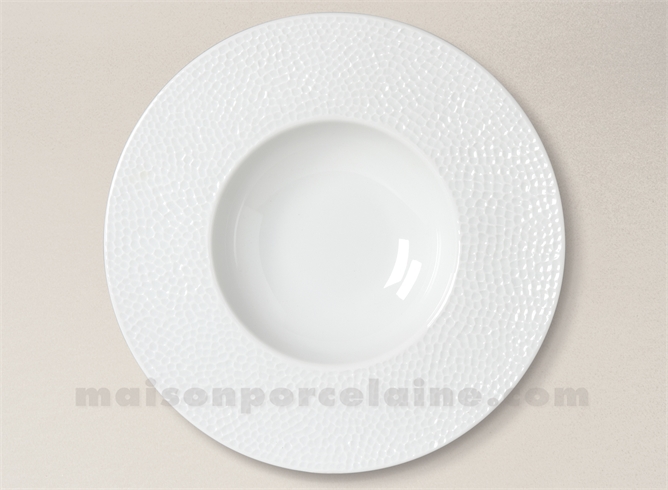 ASSIETTE DEGUSTATION/PASTA PORCELAINE BLANCHE EMULSION D27