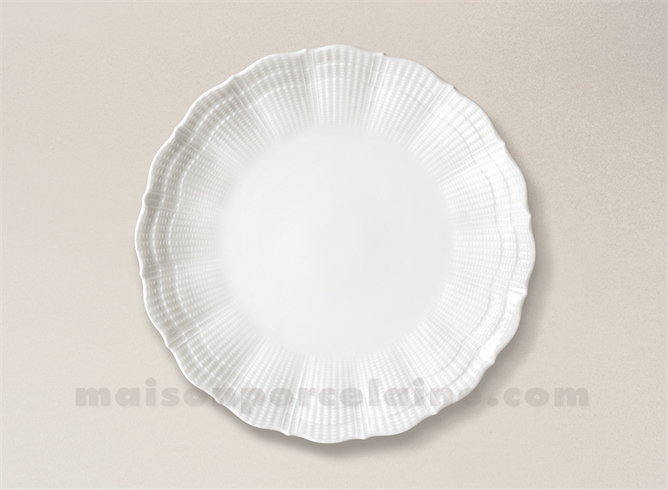 ASSIETTE DESSERT PATE EXTRA BLANCHE LIMOGES CORAIL D20.50