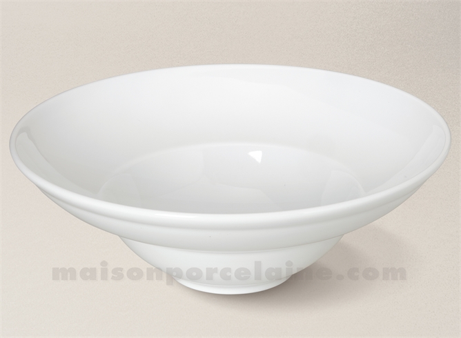 ASSIETTE PASTA PORCELAINE BLANCHE MILANO D25.7X8.9