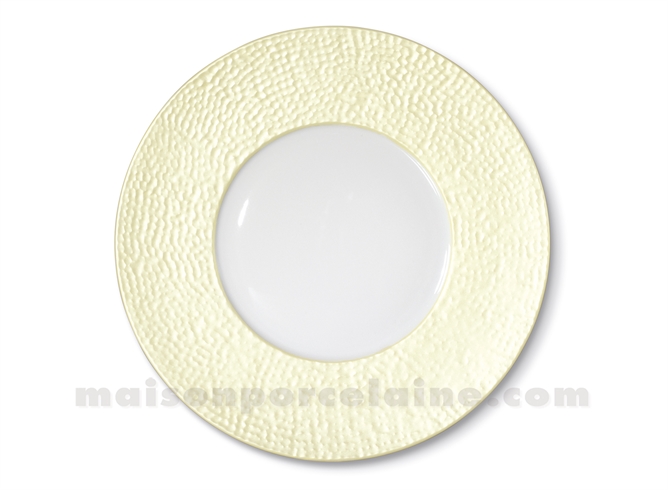 ASSIETTE PLATE REVES D'OPALINE - VANILLE