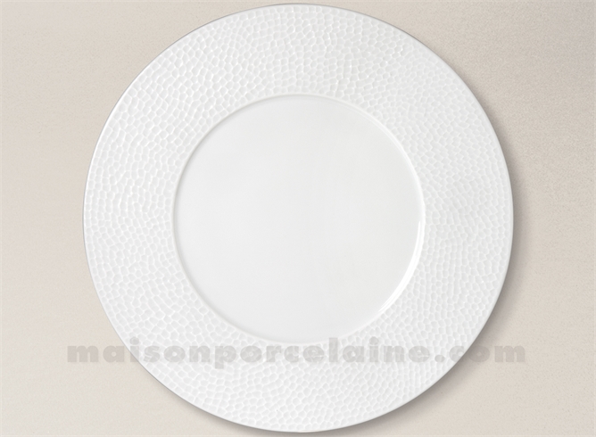 ASSIETTE PRESENTATION PORCELAINE BLANCHE EMULSION D31