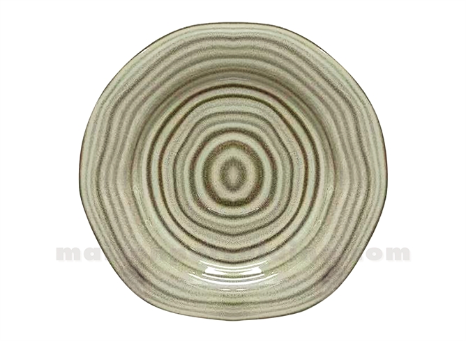 ASSIETTE SAPA DESSERT BLANC CASSÉ D20,7 H2,2CM
