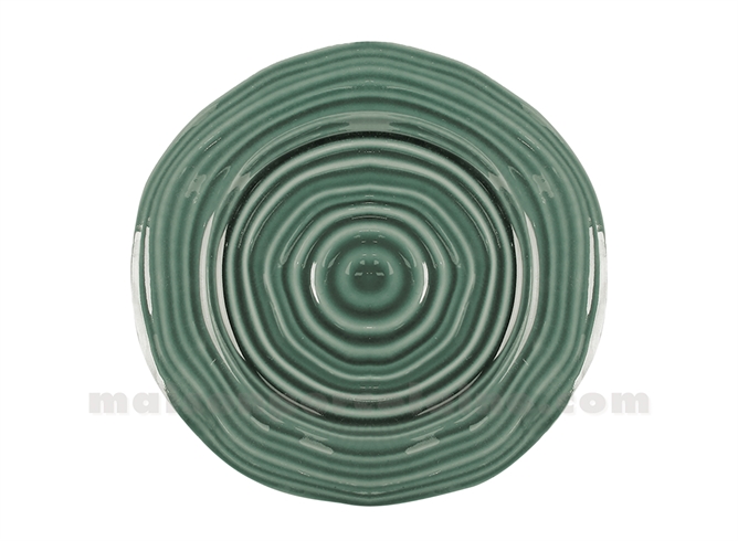 ASSIETTE SAPA DESSERT MATCHA D20,7 H2,2CM
