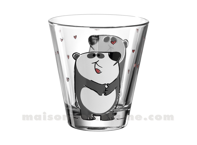 BAMBINI - VERRE 21,5CL H9X9CM PANDA