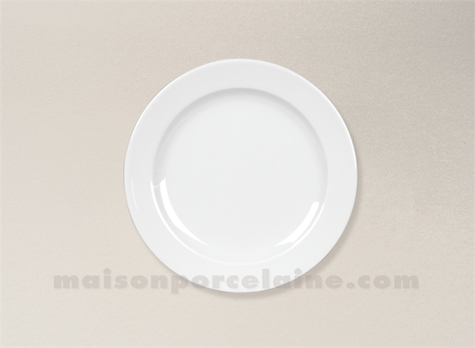 BISTROT ASSIETTE CHR PAIN PORCELANE BLANCHE 17CM