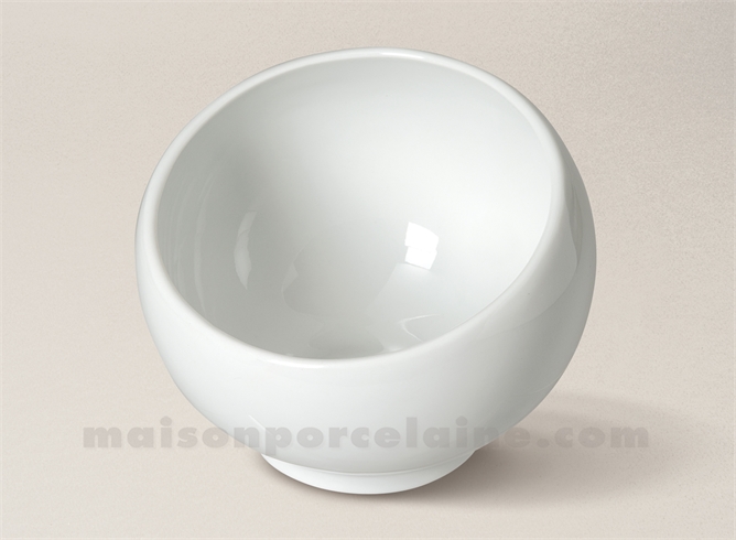 BOL INCLINE PORCELAINE BLANCHE GM 12.5X10