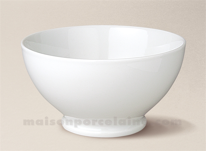 BOL PIED UNI PORCELAINE BLANCHE FLANDRE D14.5 50CL