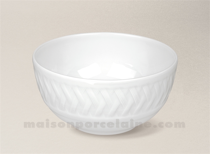 BOL PORCELAINE BLANCHE LOUISIANE D14 45CL