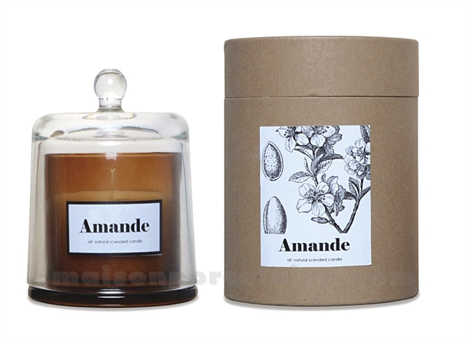 BOUGIE CLOCHE GM AMANDE DOUCE D13,5 H18CM