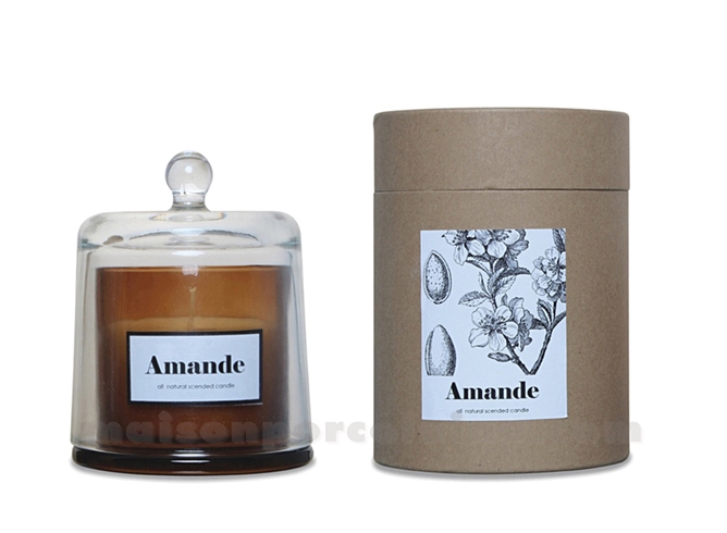 BOUGIE CLOCHE MINI AMANDE DOUCE H11,5CM