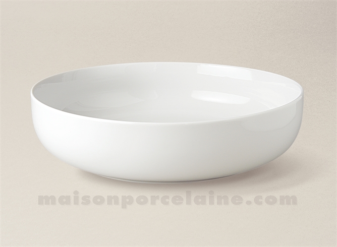 COUPE PORCELAINE BLANCHE BORDS DROITS FLANDRE N°3 D23