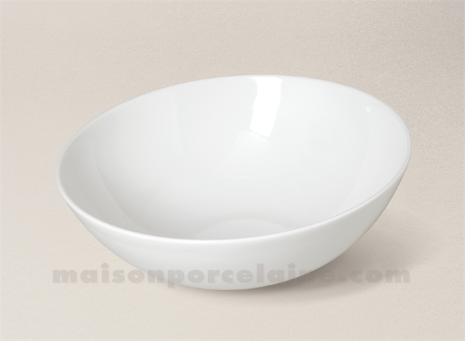 COUPE UNIE PORCELAINE BLANCHE D21X7