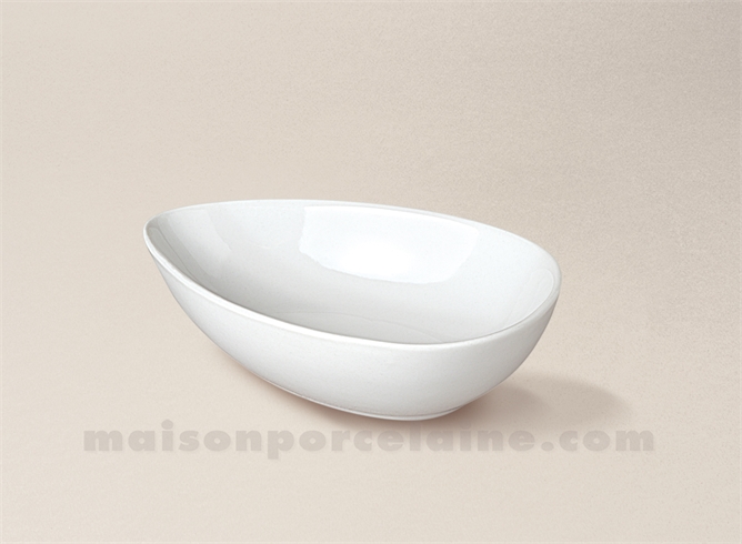 COUPELLE AVOCAT PORCELAINE BLANCHE 13X8