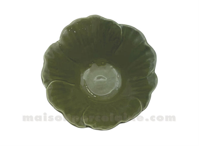 COUPELLE FLEUR KAKI D14 H6CM