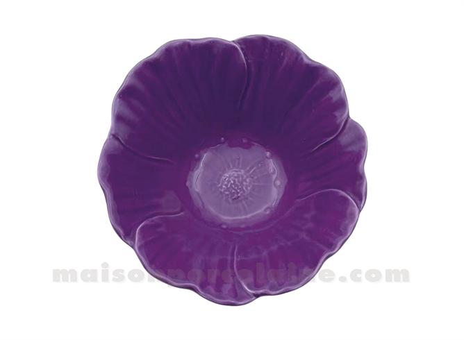 COUPELLE FLEUR VIOLET D14 H6CM
