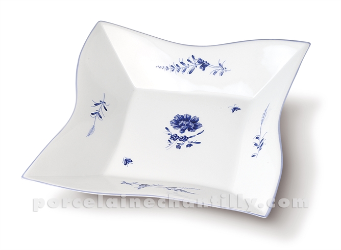 COUPELLE PLATE TULIPE LIMOGES 20.5X20.5