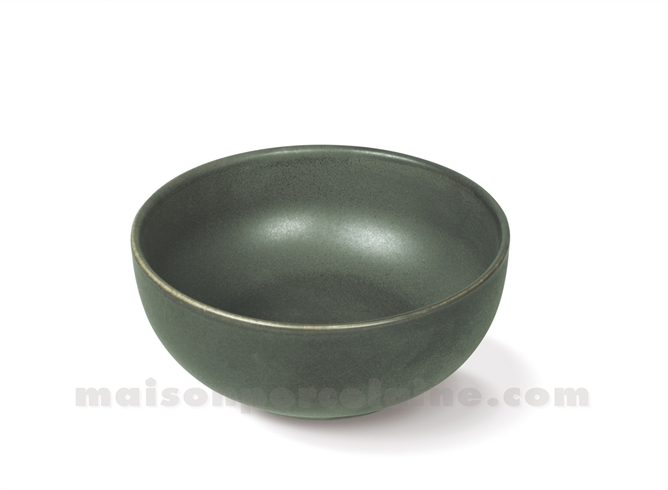 COUPELLE PORCELAINE OKRA OLIVE 12.5X5CM