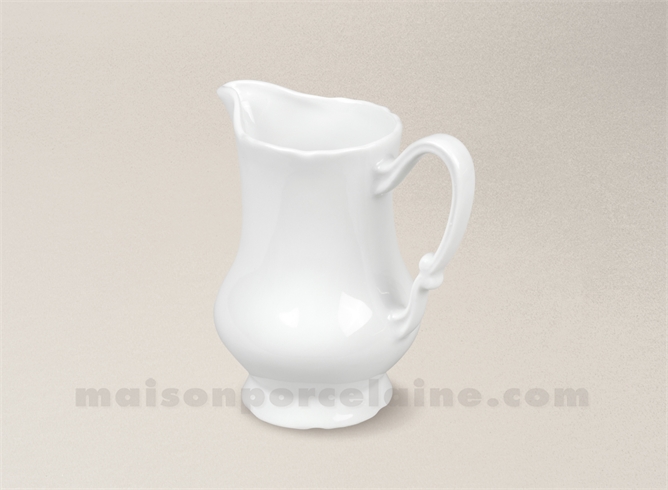 CREMIER BORD FESTONNE PORCELAINE BLANCHE BERRY 13X8X9 23CL