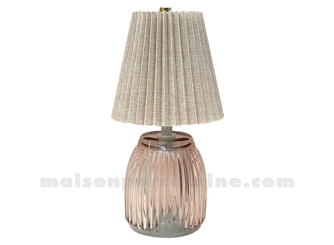 DÉCO LED PHIL PM ROSE À PILES D11,5 H22,4CM