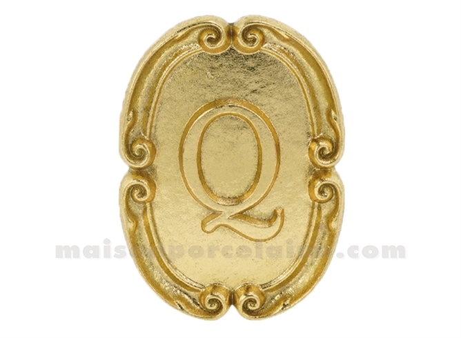 DÉCO MURALE ALPHABET Q L7,2 P1,2 H10CM