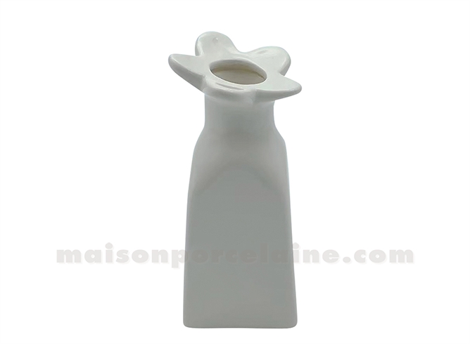 DÉCO SOLIFLORE FLEUR MM BLANC CASSÉ D6 H15CM