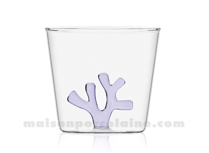 ICHENDORF  - CORAIL - GOBELET LILAS - H8 X8,5CM 35CL