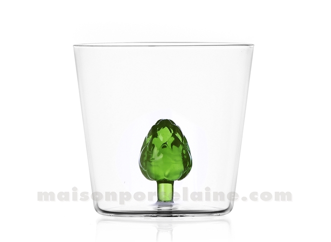 ICHENDORF  - LEGUMES - GOBELET ARTICHAUT H8X8,5CM 35CL