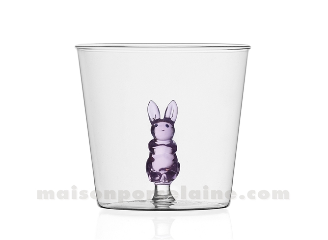 ICHENDORF - ANIMAUX DE LA FERME - GOBELET LAPIN H8 X D8,5CM 35CL