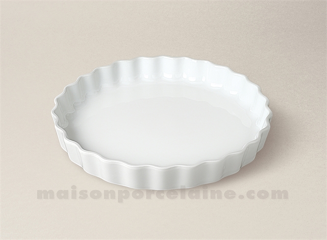 MOULE TARTELETTE PORCELAINE BLANCHE 3 TOQUES 15X3