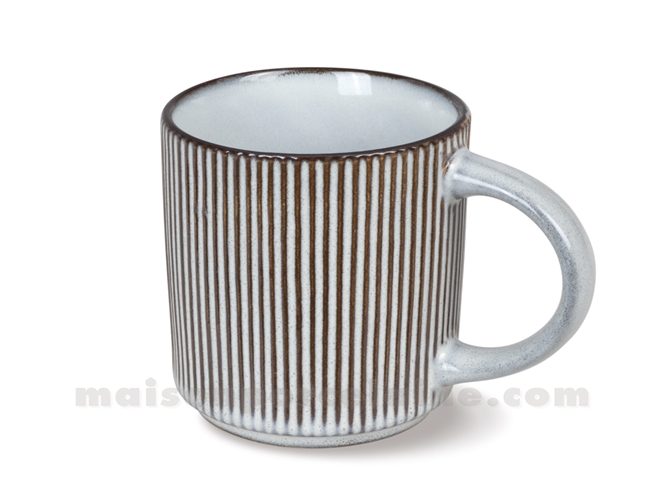MUG GRES MEDARD DE NOBLAT AGORA GRIS 33CL