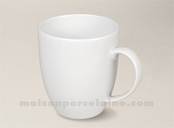 MUG PORCELAINE BLANCHE ARTOIS D9X10CM 45CL