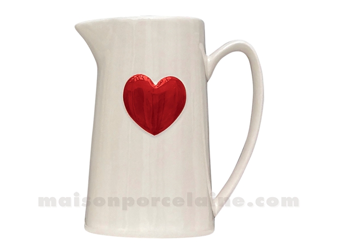 PICHET COEUR GM ROUGE L17,8 P12,5 H21,3CM