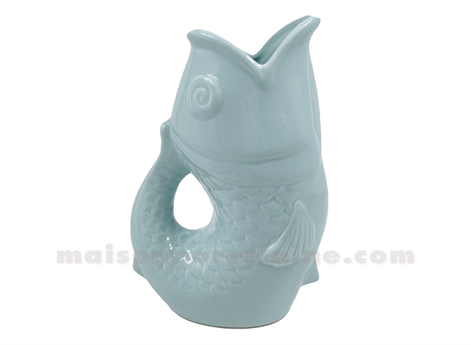 PICHET VASE POISSON GM ROSE L16,5 P11 H25,3CM