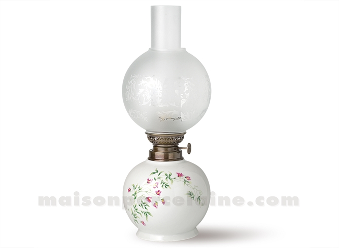 PIED DE LAMPE BOULE ELECTRIQUE LIMOGES 39X15